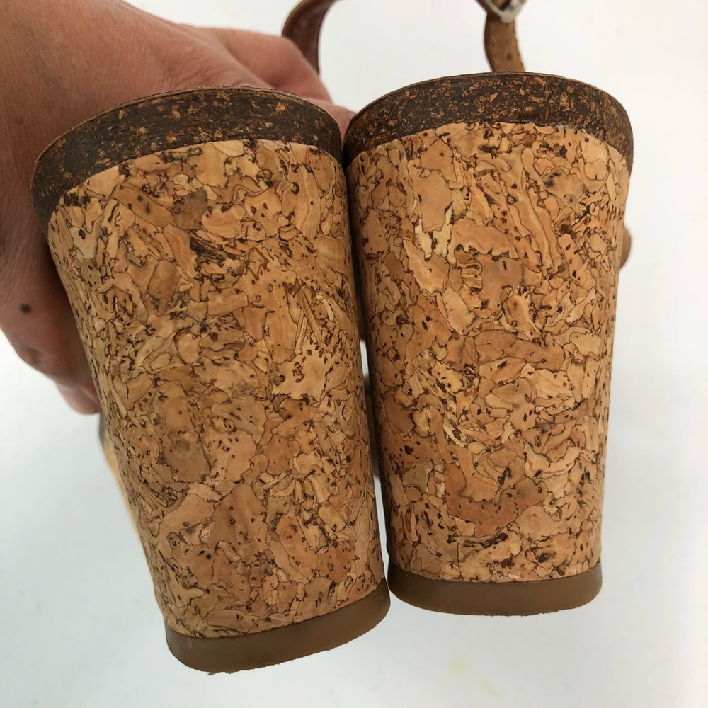 Lucky Brand Wedge Sandals tan size 9.5 (#35) - Picture 6 of 8